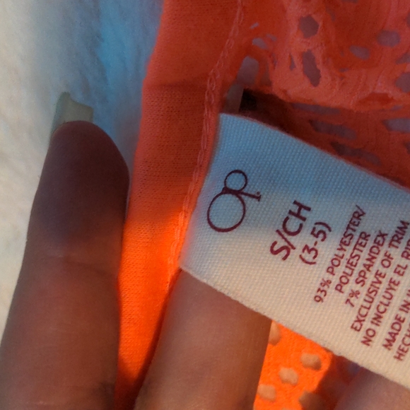 Cover-up, flash/bright peach Pink 🍑, size Small - Picture 7 of 7